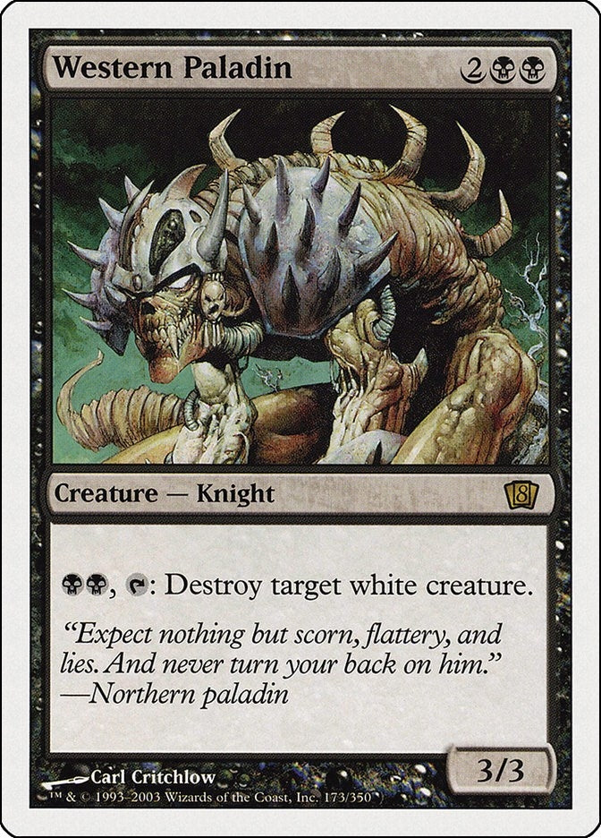 Image for Western Paladin (173) - Magic: The Gathering