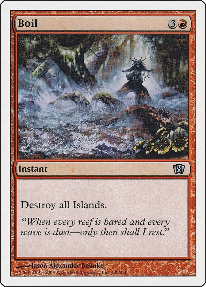 Image for Boil (180) - Magic: The Gathering