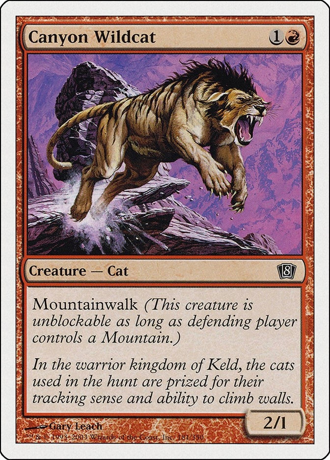 Image for Canyon Wildcat (181) - Magic: The Gathering