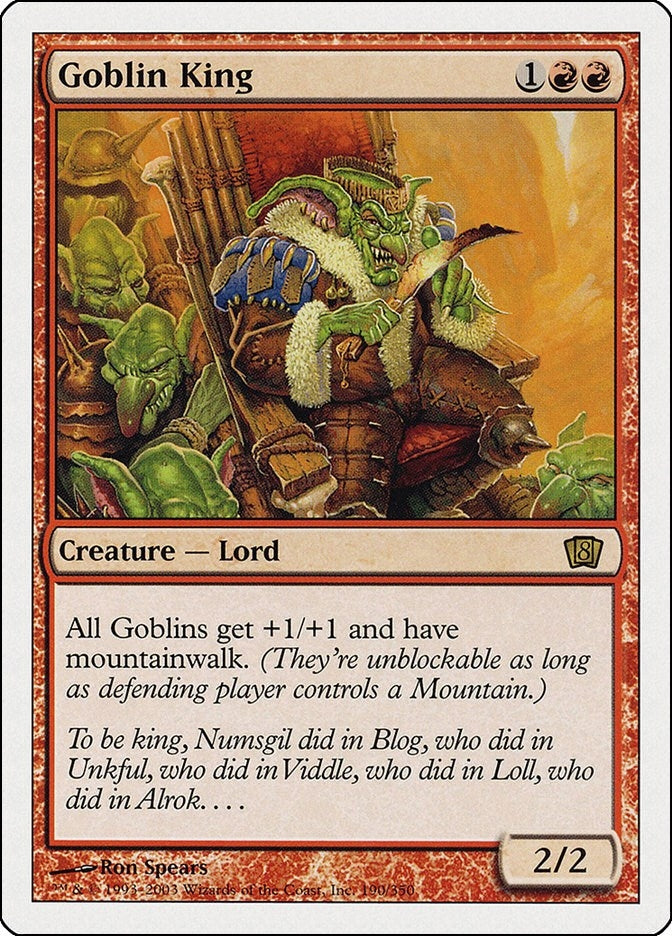 Image for Goblin King (190) - Magic: The Gathering