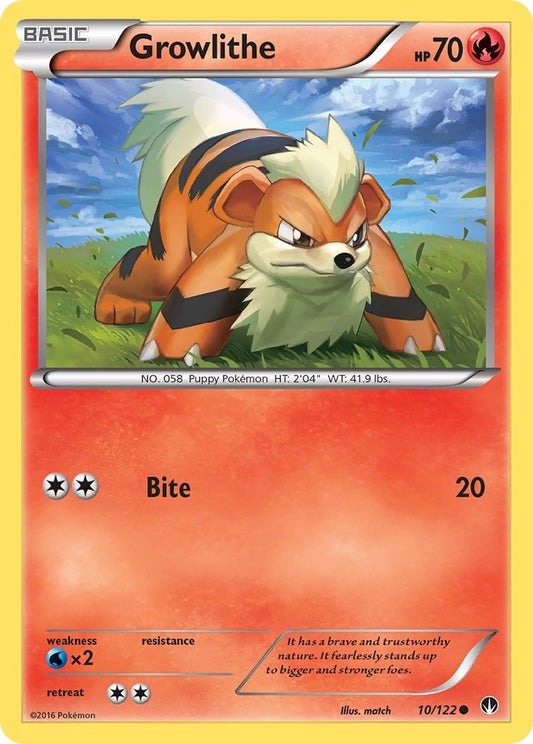 Image for Growlithe (10/122) - Pokemon