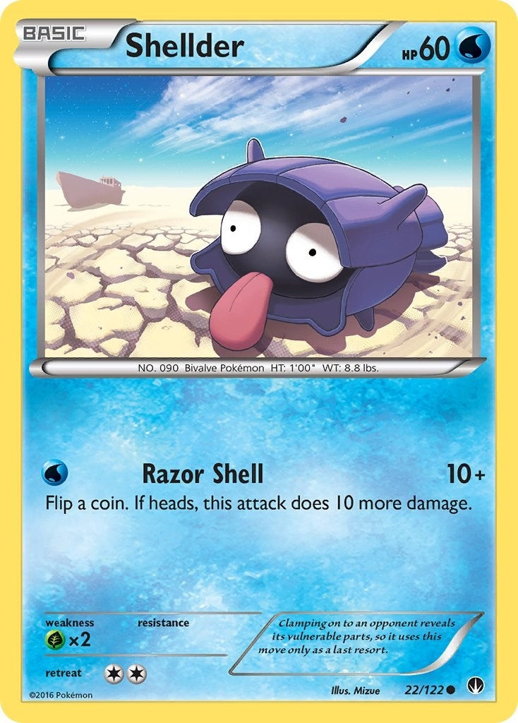 Image for Shellder (22) (22/122) - Pokemon