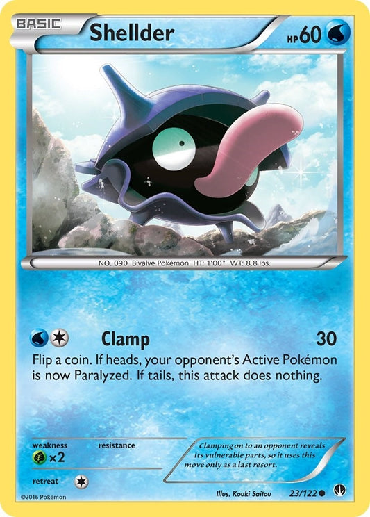 Image for Shellder (23) (23/122) - Pokemon