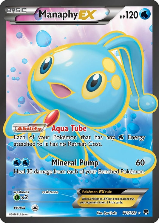 Image for Manaphy EX (Full Art) (116/122) - Pokemon