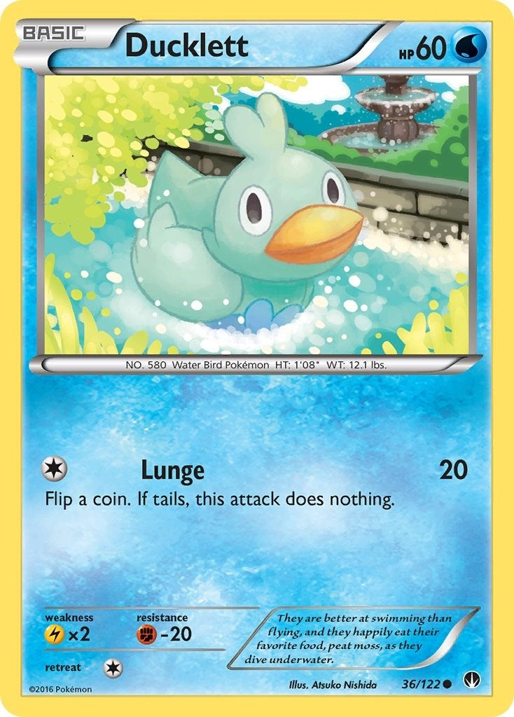 Image for Ducklett (36/122) - Pokemon