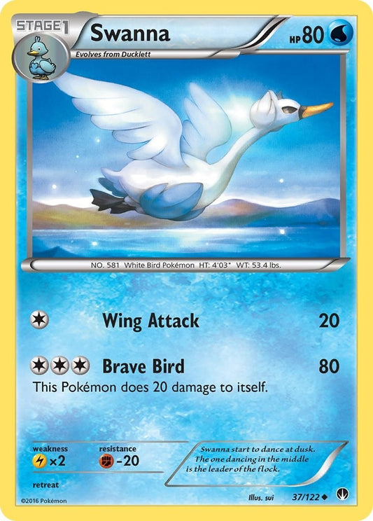 Image for Swanna (37/122) - Pokemon