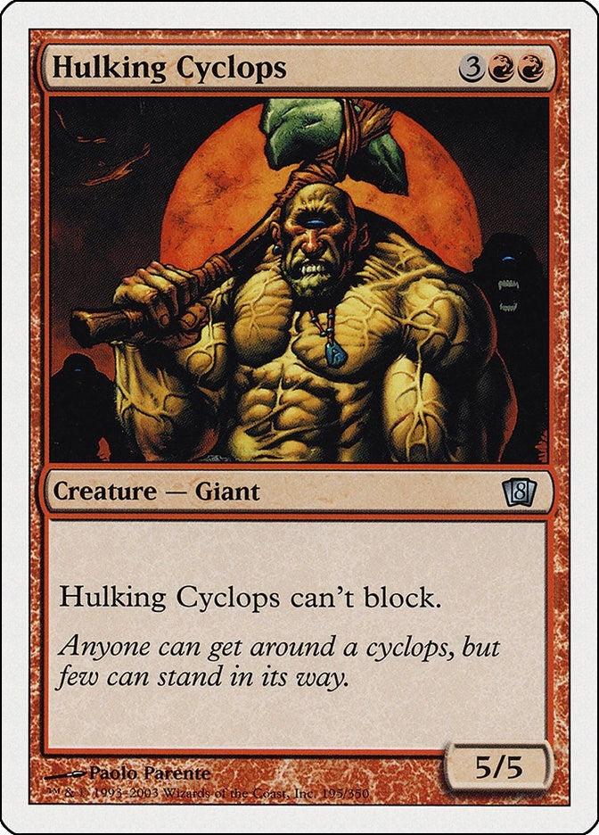 Image for Hulking Cyclops (195) - Magic: The Gathering