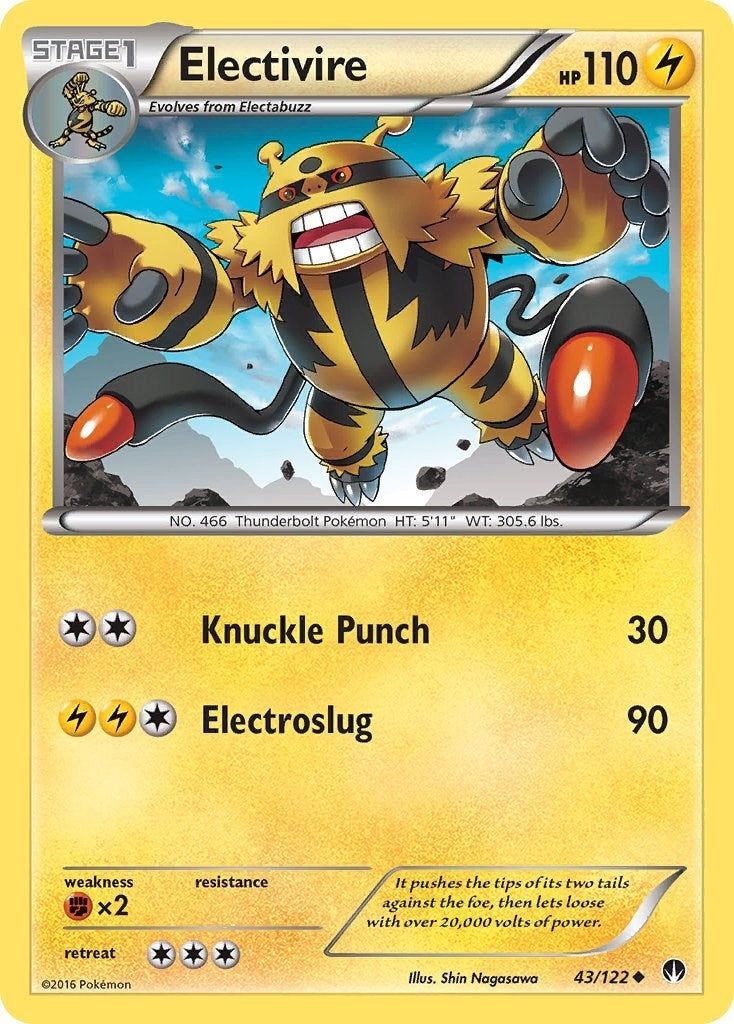 Image for Electivire (43/122) - Pokemon
