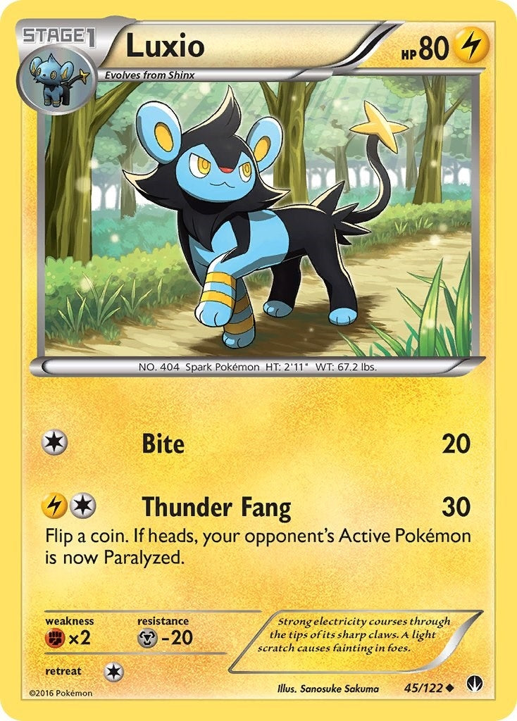 Image for Luxio (45/122) - Pokemon