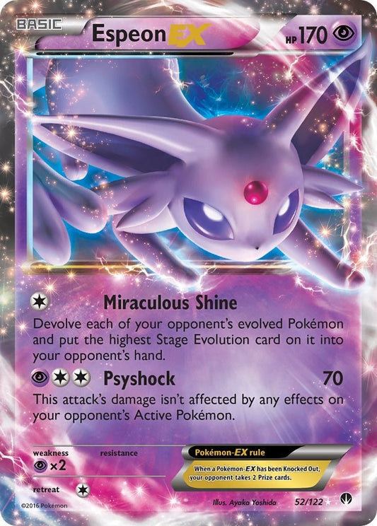 Image for Espeon EX (52/122) - Pokemon