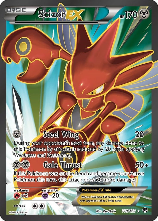 Image for Scizor EX (Full Art) (119/122) - Pokemon