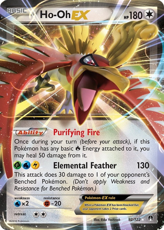 Image for Ho-Oh EX (92/122) - Pokemon