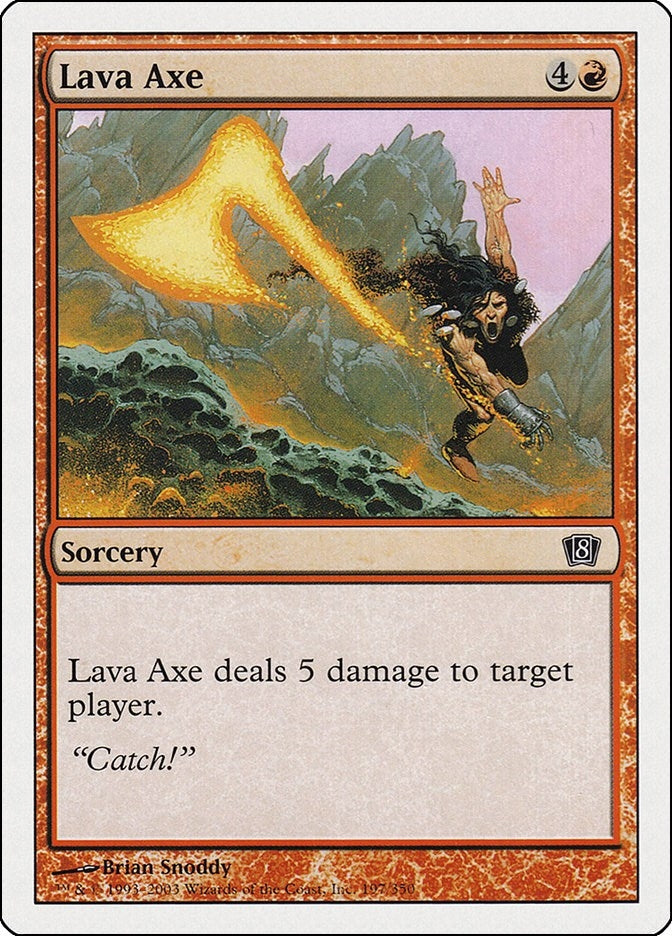 Image for Lava Axe (197) - Magic: The Gathering