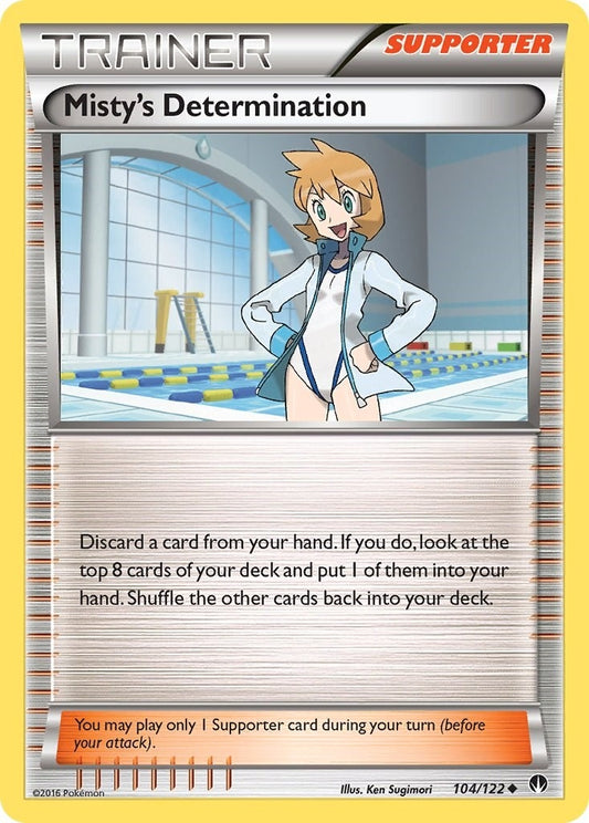 Image for Misty's Determination (104/122) - Pokemon