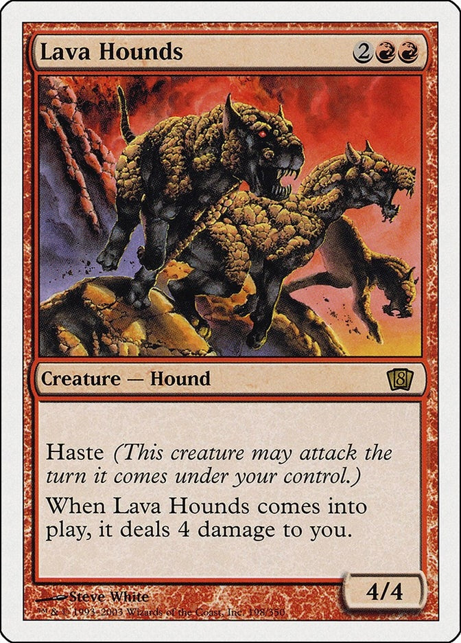 Image for Lava Hounds (198) - Magic: The Gathering