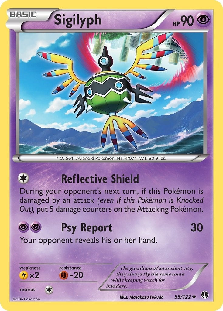 Image for Sigilyph (55/122) - Pokemon