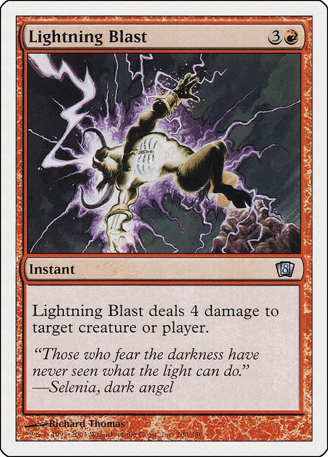 Image for Lightning Blast (200) - Magic: The Gathering