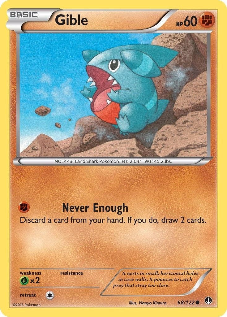 Image for Gible (68/122) - Pokemon