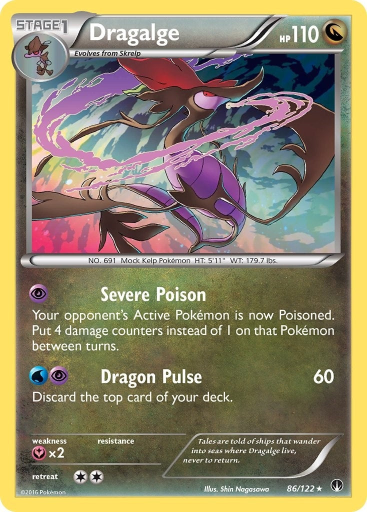 Image for Dragalge (86/122) - Pokemon