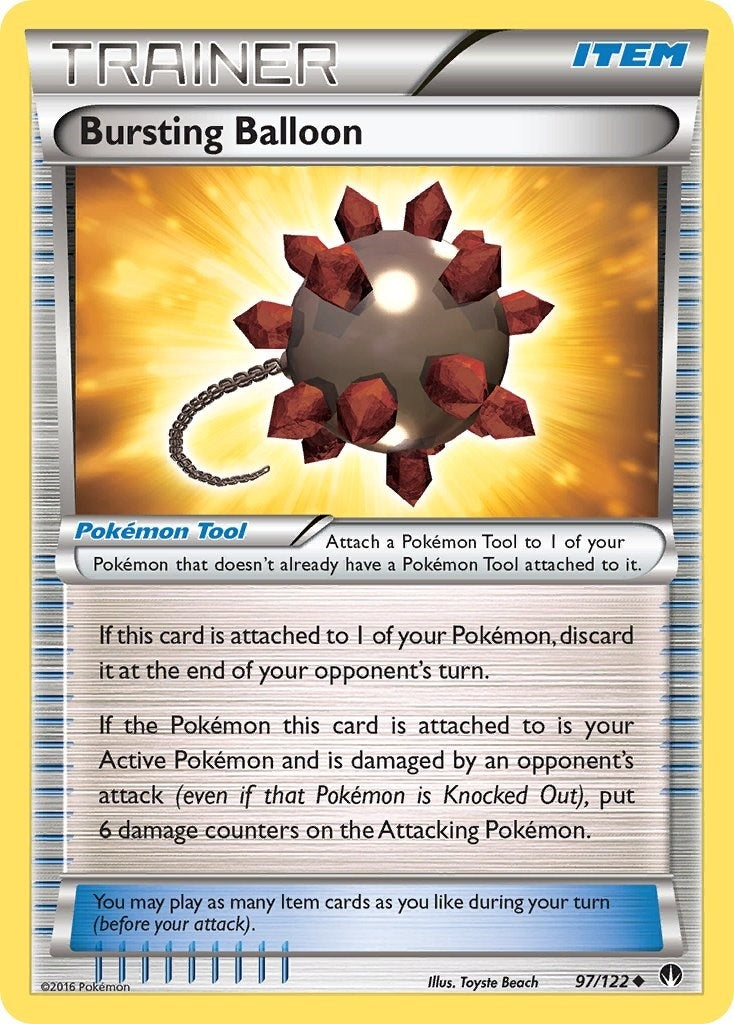 Image for Bursting Balloon (97/122) - Pokemon