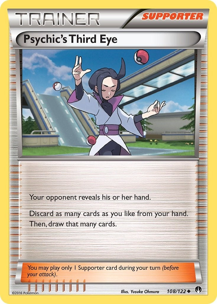 Image for Psychic's Third Eye (108/122) - Pokemon