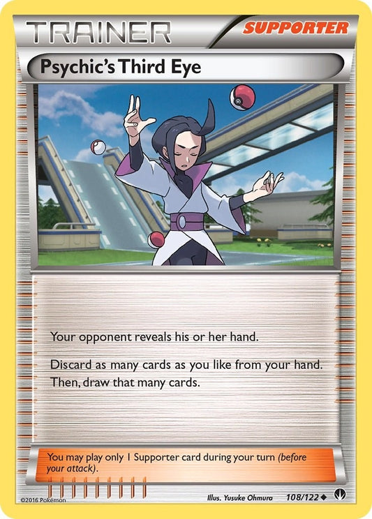 Image for Psychic's Third Eye (108/122) - Pokemon