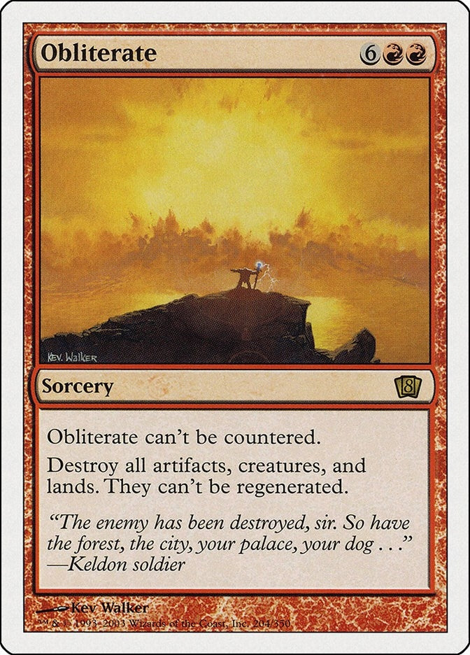 Image for Obliterate (204) - Magic: The Gathering