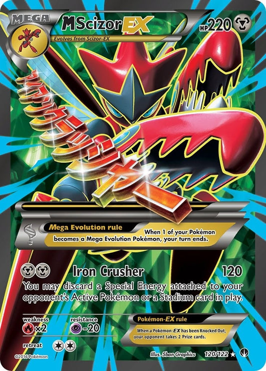 Image for M Scizor EX (Full Art) (120/122) - Pokemon