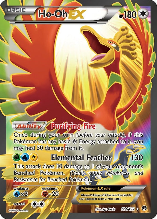 Image for Ho-Oh EX (Full Art) (121/122) - Pokemon