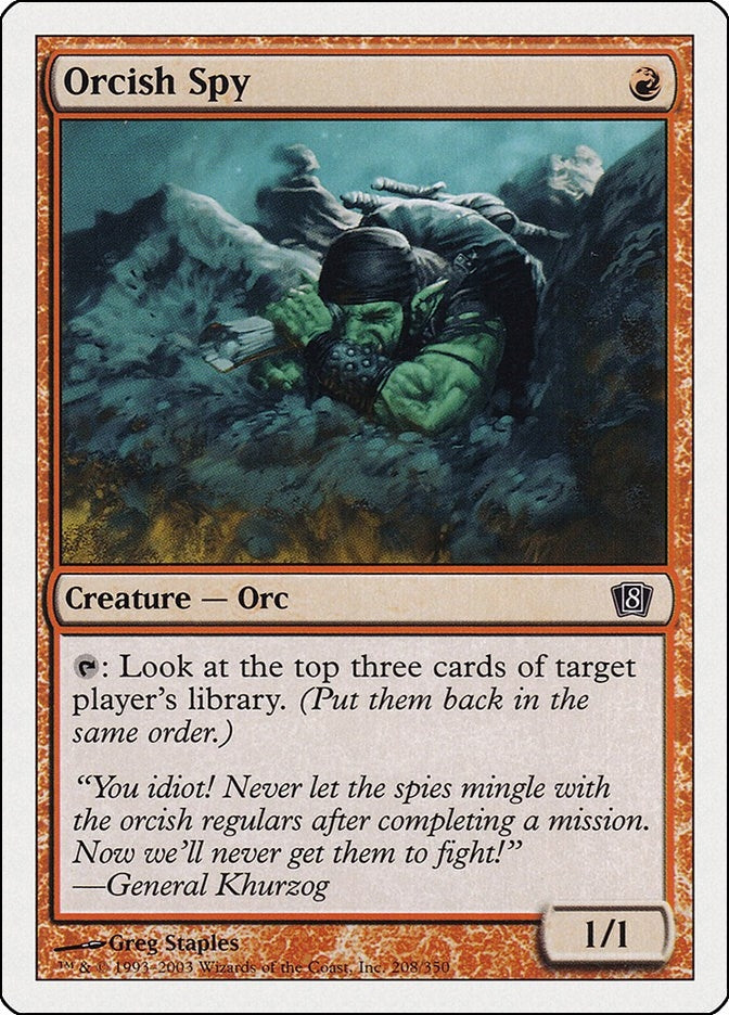 Image for Orcish Spy (208) - Magic: The Gathering