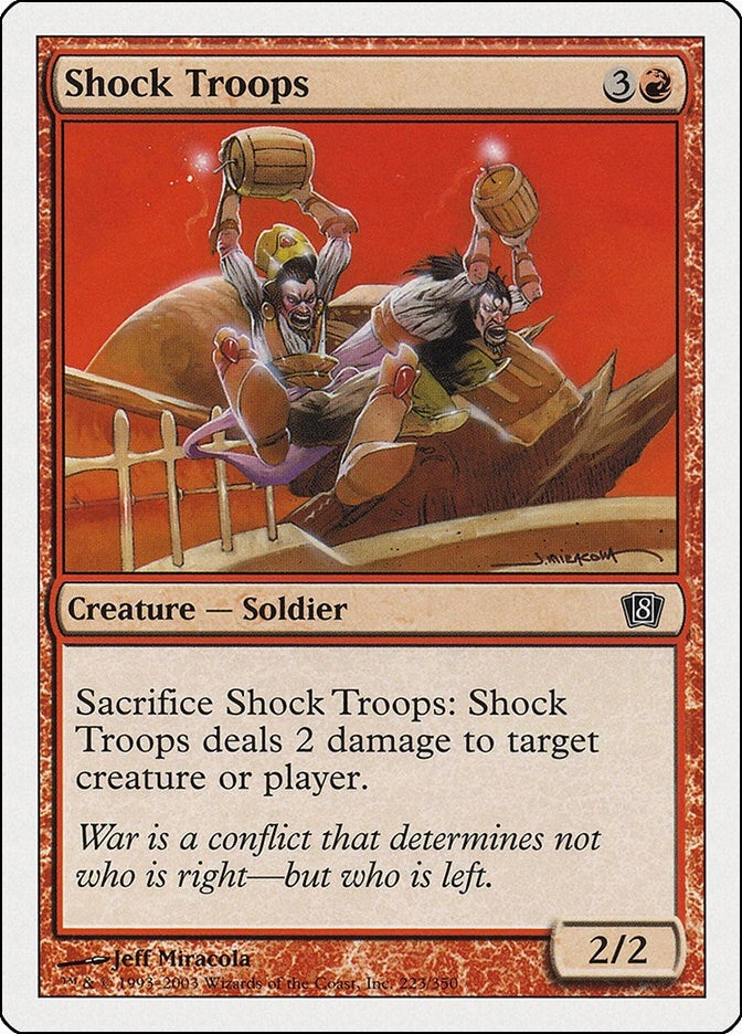 Image for Shock Troops (223) - Magic: The Gathering