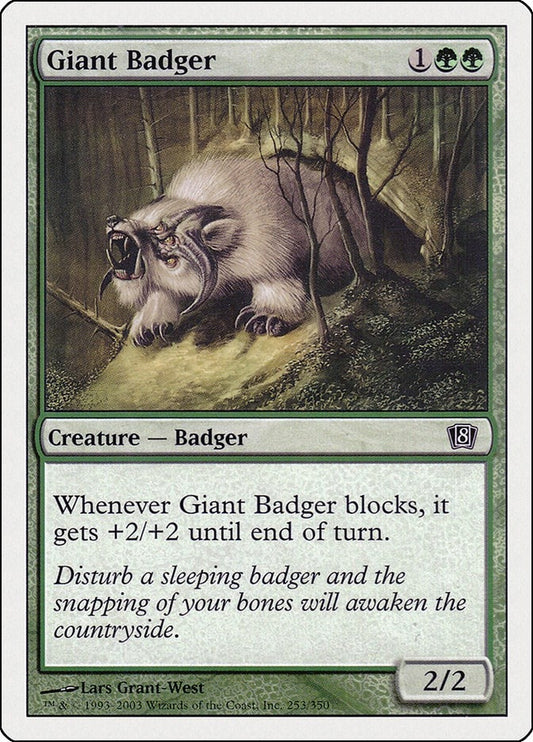 Image for Giant Badger (253) - Magic: The Gathering