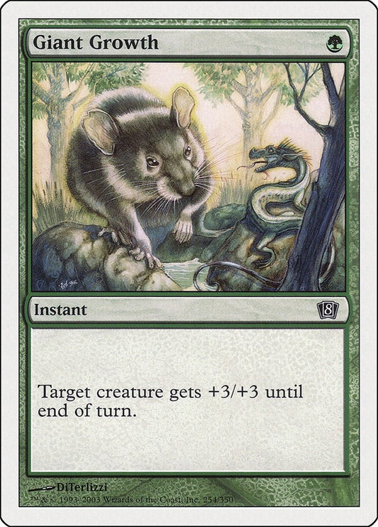 Image for Giant Growth (254) - Magic: The Gathering