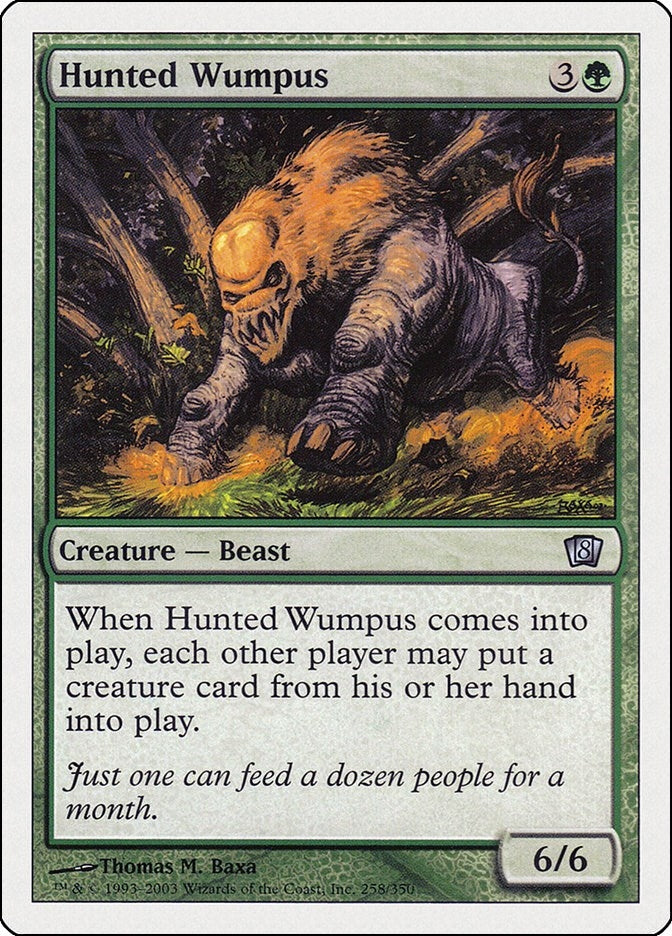 Image for Hunted Wumpus (258) - Magic: The Gathering