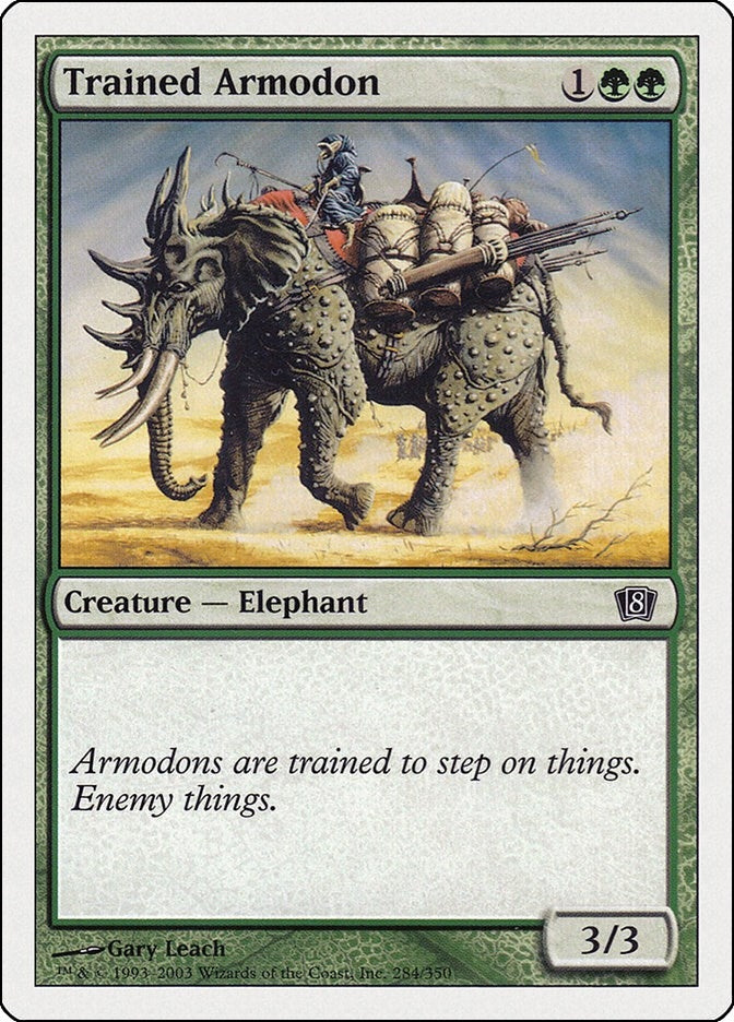Image for Trained Armodon (284) - Magic: The Gathering