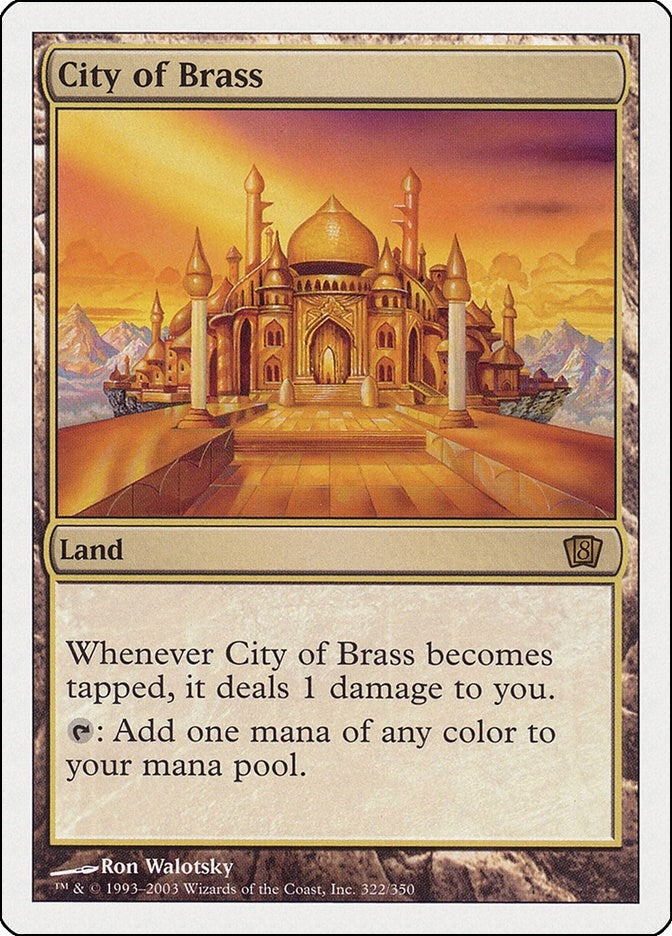 Image for City of Brass (322) - Magic: The Gathering