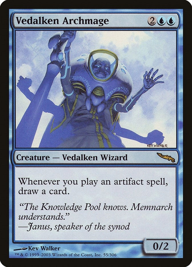 Image for Vedalken Archmage (55) - Magic: The Gathering