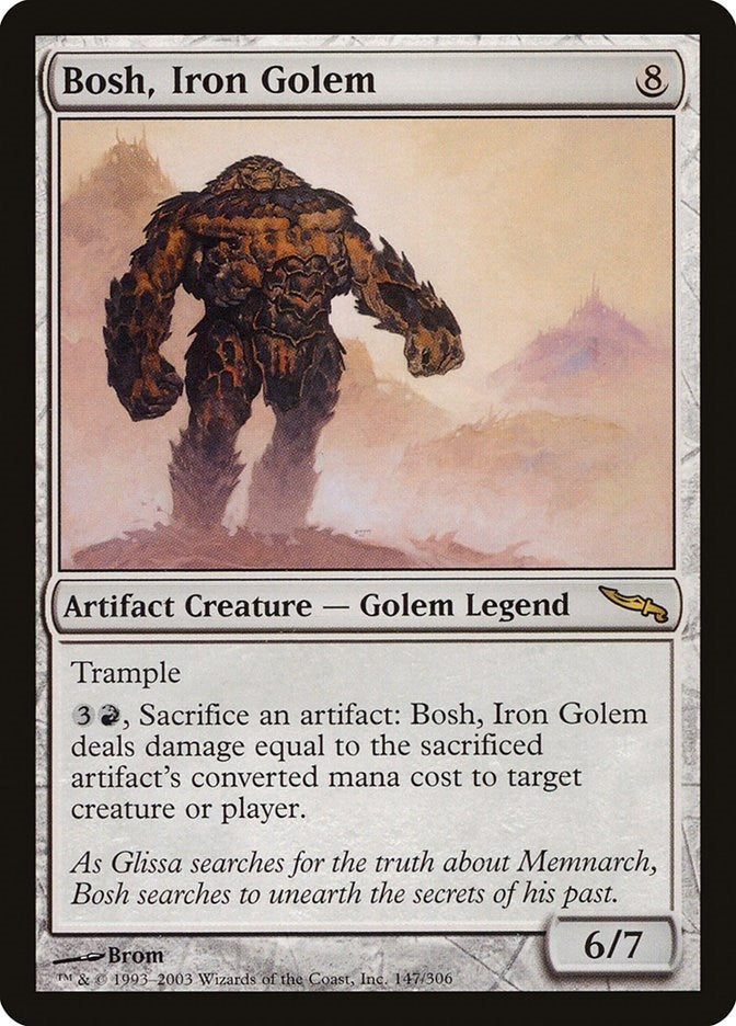 Image for Bosh, Iron Golem (147) - Magic: The Gathering