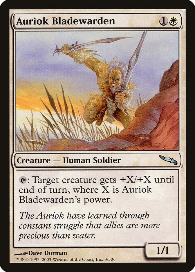 Image for Auriok Bladewarden (3) - Magic: The Gathering