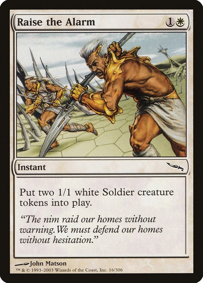 Image for Raise the Alarm (16) - Magic: The Gathering