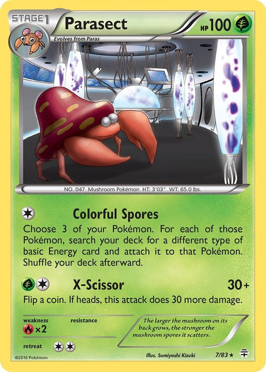 Image for Parasect (7/83) - Pokemon