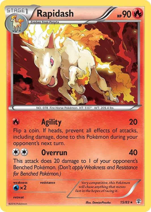 Image for Rapidash (15/83) - Pokemon