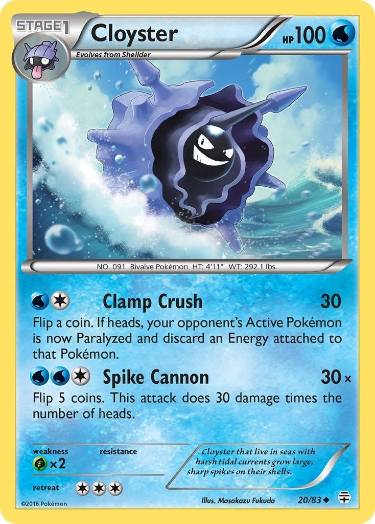 Image for Cloyster (20/83) - Pokemon