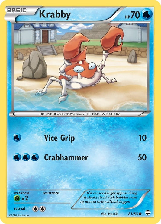 Image for Krabby (21/83) - Pokemon