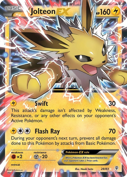 Image for Jolteon EX (28/83) - Pokemon