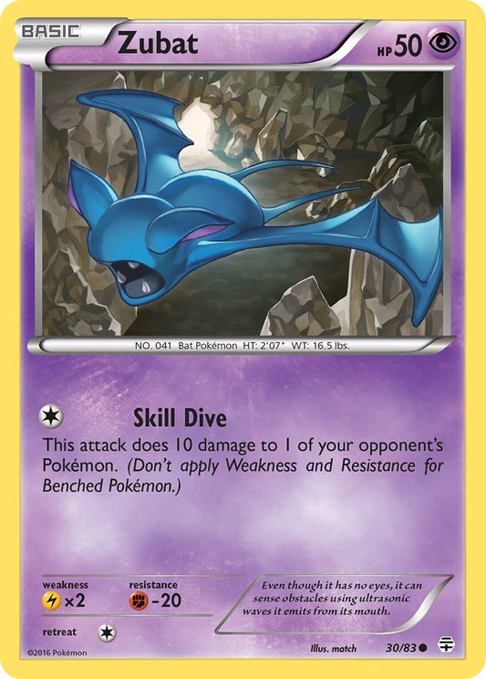 Image for Zubat (30/83) - Pokemon