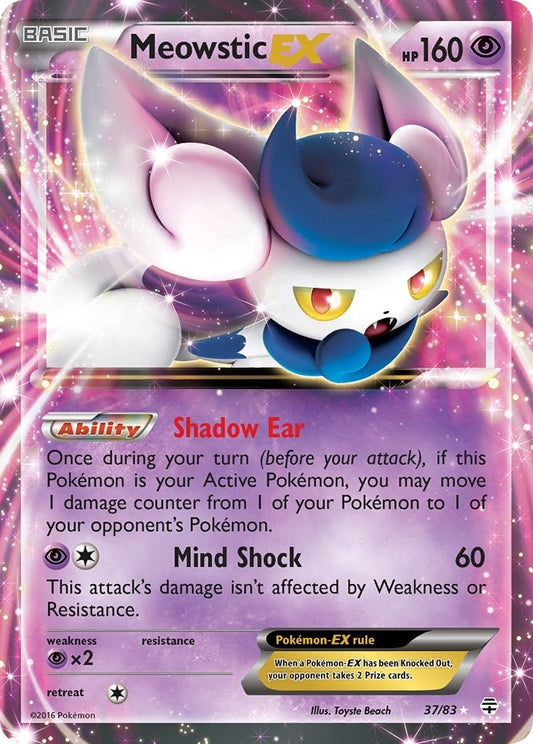 Image for Meowstic EX (37/83) - Pokemon