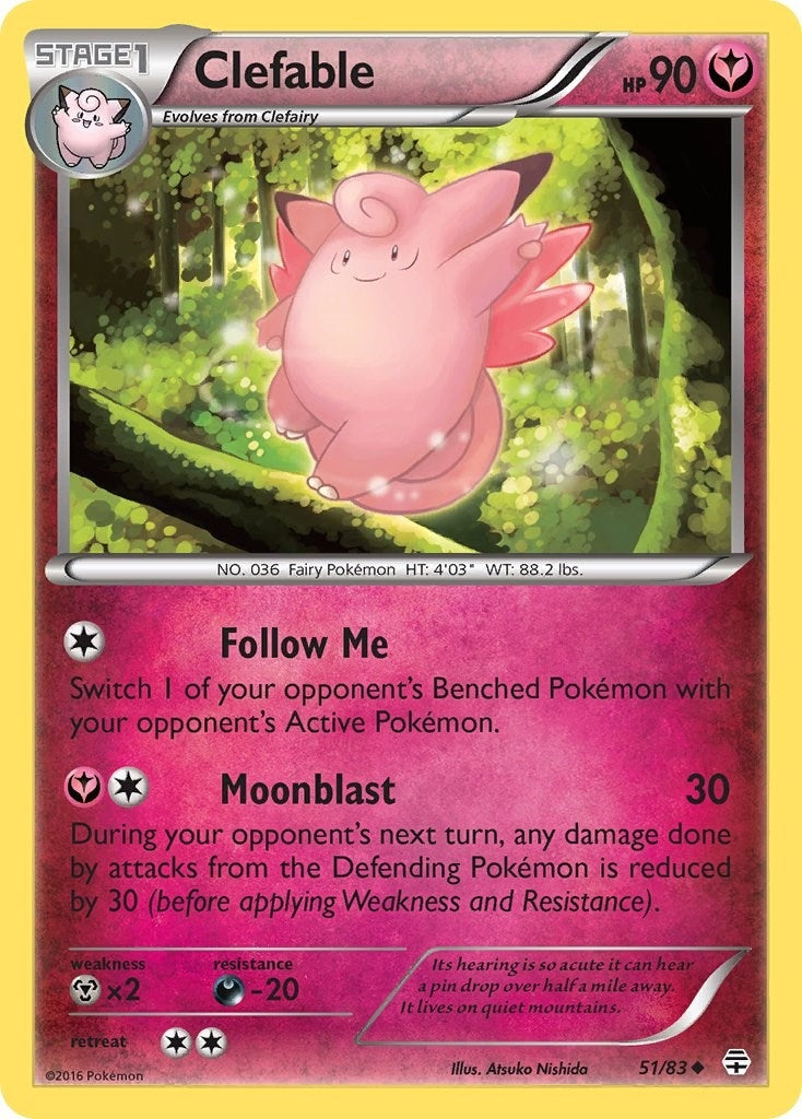 Image for Clefable (51/83) - Pokemon