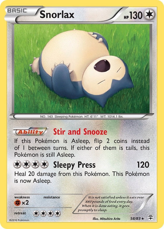 Image for Snorlax (58/83) - Pokemon
