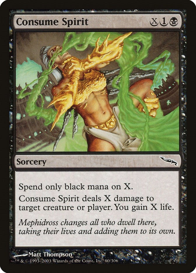 Image for Consume Spirit (60) - Magic: The Gathering
